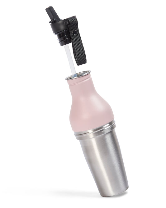 Blush Pink Water Bottle + Lid