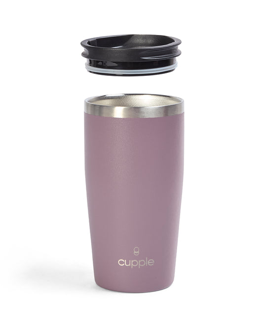 Purple Grape Coffee Cup + Lid