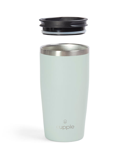 Sea Green Coffee Cup + Lid