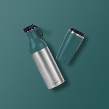 Load image into Gallery viewer, Peacock Green Cup + Bottle
